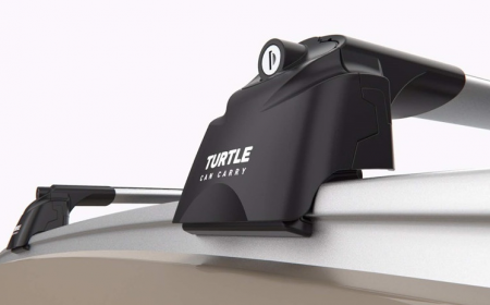 Багажник на интегрированные рейлинги Turtle Air 2 (комплект 2 шт.) модель 122 цвет серебристый от магазина ФаркопРос