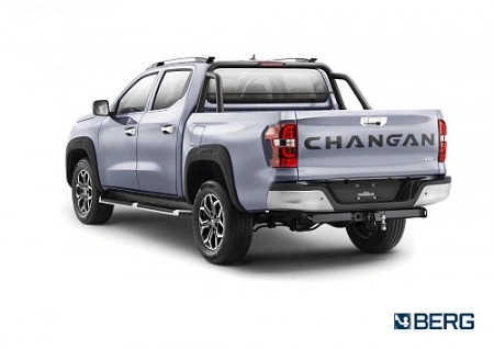 Фаркоп BERG для Changan Hunter Plus 2023-. Тип шара: E. Нагрузки: 3500/100 кг. БЕЗ выреза в бампере. Артикул - (F.6116.002) от магазина ФаркопРос
