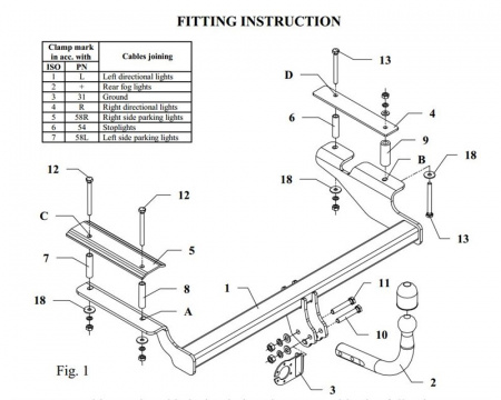 Фаркоп X 22 Auto Hak для Chevrolet Aveo хэтчбек (3-5d) 2008-2011,  от магазина ФаркопРос