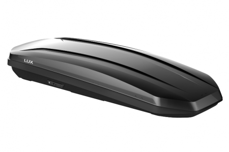 Багажный бокс на крышу LUX MAJOR 2170*860*320 черный глянцевый с двухсторонним открытием (об.460л) от магазина ФаркопРос