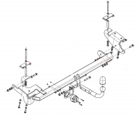 Фаркоп C-276 для Chevrolet Epica 2006-2009, Steinhof от магазина ФаркопРос