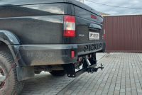 Фаркоп UPK-08-991122.00 PT Group для УАЗ пикап 2008-2014 / УАЗ Профи 2017-2022 (236022, 236031 (стандартная), 236324) - съемный квадрат от магазина ФаркопРос