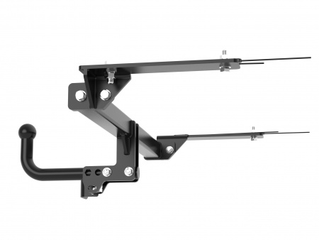 Фаркоп C23.04A на CHERY TIGGO 4 PRO (T19FL) 2022- (Чери Тигго 4 Про) НЕВИДИМЫЙ вырез в бампере. Масса: 17 кг. Нагрузки: 75/1200. Без электрики от магазина ФаркопРос