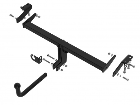 Фаркоп H23.03A на Haval Jolion 2021-/ Хавал Джолион 2021-. БЕЗ выреза в бампере. Масса ТСУ - 7 кг. Нагрузки: 75/750-1800*. (БЕЗ электрики) от магазина ФаркопРос