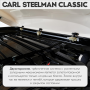 Багажный бокс на крышу Carl Steelman CLASSIC 1950*865*405 белый "карбон" с двухсторонним открытием + еврокрепление "краб"(об.470л) от магазина ФаркопРос