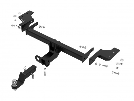 Быстросъемный Фаркоп H23.04E на HAVAL DARGO 2022-/ Хавал Дарго 2022-. БЕЗ выреза в бампере. Масса ТСУ - 17 кг. Нагрузки: 75/750-2000*. (БЕЗ электрики) от магазина ФаркопРос