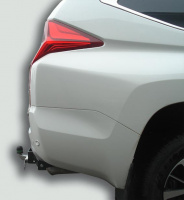 Фаркоп M115-F(N) для MITSUBISHI PAJERO SPORT 2 / 3 (2008-...) (C НЕРЖ. ПЛАСТИНОЙ), Лидер Плюс от магазина ФаркопРос