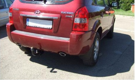 Фаркоп H216-A для HYUNDAI H1,STAREX (минивен) (4WD, задняя пружинная подвеска) 1998-2004, шар A, Лидер Плюс от магазина ФаркопРос