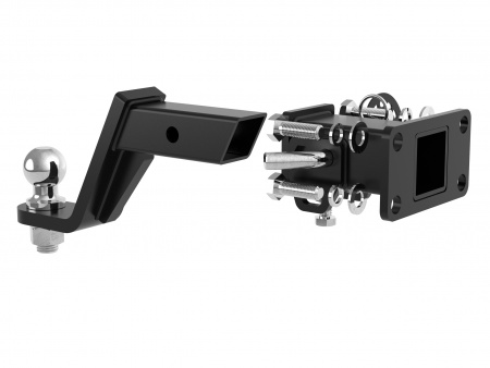 Быстросъемный Фаркоп T23.11E на  TANK 300 2022 -, 400 2023-, Haval H9 рест. с лючком 2024-/ Танк 300 2022 -, 400 2023-, Хавал Х9 рест. с лючком 2024-. БЕЗ выреза в бампере. Масса ТСУ - 7 кг. Нагрузки: 75/750-2500*. (БЕЗ электрики) от магазина ФаркопРос