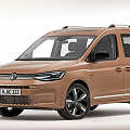 Багажники на крышу - Volkswagen Caddy 5 поколение 2021-2023 от магазина ФаркопРос