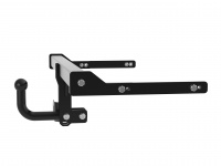 Фаркоп S23.02A на Skoda Rapid 2014-, VolksWagen Polo 2010-/ Шкода Рапид 2014-, Фольксваген Поло 2010-. Невидимый вырез в бампере. Масса ТСУ - 10 кг. Нагрузки: 75/1000*. (БЕЗ электрики) от магазина ФаркопРос