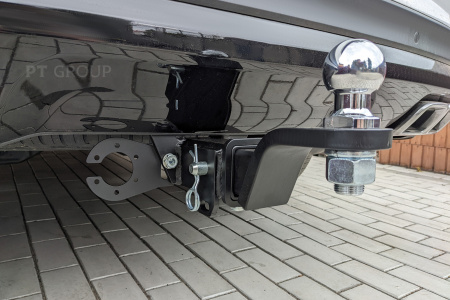 Фаркоп KMH-20-991122.00 PT Group со съемным квадратом, для KIA Mohave Тип шара - E от магазина ФаркопРос