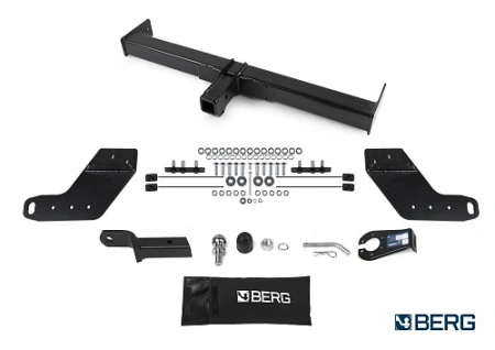 Фаркоп BERG для Changan Hunter Plus 2023-. Тип шара: E. Нагрузки: 3500/100 кг. БЕЗ выреза в бампере. Артикул - (F.6116.002) от магазина ФаркопРос