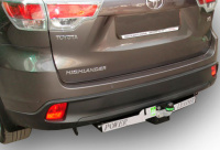 Фаркоп T120-F(N) для Toyota Highlander (XU50) (с металлич. пластиной) 2013-, Шар: F, Лидер Плюс от магазина ФаркопРос