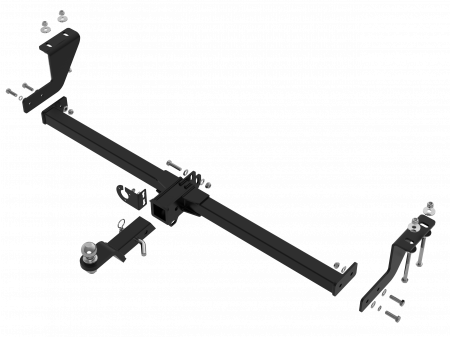 Быстросъемный Фаркоп H23.07E на Honda STEPWGN 2015-2022 (Hybrid/Spada)/ Хонда Степвагон 2015-2021 (Гибрид/Спада). БЕЗ выреза в бампере. Нагрузки: 75/1300*. (БЕЗ электрики) от магазина ФаркопРос
