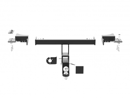 Фаркоп J23.03E на JETOUR T2 2024- / Джетур Т2 2024- БЕЗ выреза в бампере (снимается штатный лючок). Масса ТСУ - 12 кг. Нагрузки: 50/1200*. (БЕЗ электрики) от магазина ФаркопРос