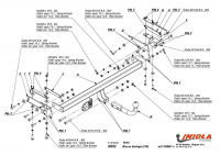 Фаркоп N.032 на Nissan Qashqai+2 2007-2014, Imiola от магазина ФаркопРос