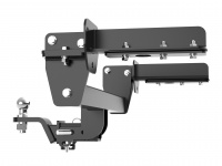 Быстросъемный Фаркоп S23.06E на Subaru Forester SJ 2012-2019. (Субару Форестер SJ) Невидимый вырез в бампере. Масса ТСУ - 12 кг. Нагрузки: 75/1500*. (БЕЗ электрики) от магазина ФаркопРос