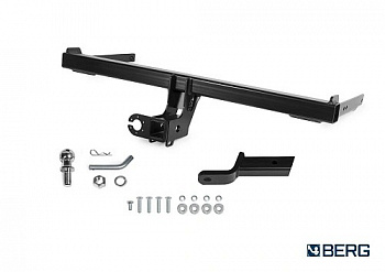 Фаркоп BERG Без выреза в бампере для Volkswagen Tiguan 2016-/ С небольшим вырезом в бампере Skoda Karoq 2020-/ Skoda Kodiaq 2017-. Тип шара: E. Нагрузки: 2000/75 кг. Вес: 15,2 кг. Небольшой вырез в бампере. Артикул - (F.5111.002) от магазина ФаркопРос