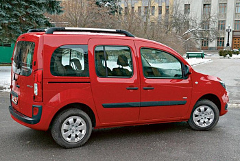 Рейлинги с поперечинами Roof Rail Gold Eagle на Mercedes-Benz Citan (2012-2020) от магазина ФаркопРос