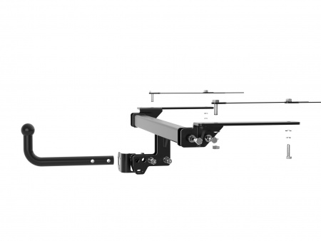 Фаркоп C23.04A на CHERY TIGGO 4 PRO (T19FL) 2022- (Чери Тигго 4 Про) НЕВИДИМЫЙ вырез в бампере. Масса: 17 кг. Нагрузки: 75/1200. Без электрики от магазина ФаркопРос