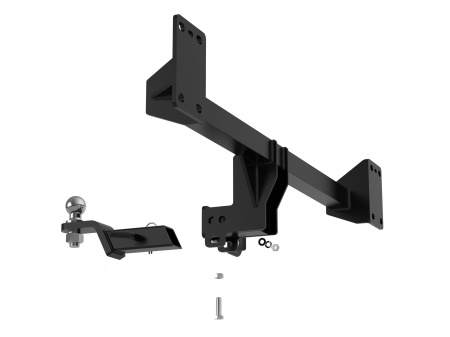 Быстросъемный Фаркоп V23.06E на VOLKSWAGEN TOUAREG (7LA,7P5) 2002-2018, AUDI Q7 (4LB) 2005-2015, PORSCHE CAYENNE 2002-2017/ Фольксваген Туарег, Ауди ку7, Порш Каен. Невидимый вырез в бампере. Масса ТСУ - 15 кг. Нагрузки: 75/750-1500*. (БЕЗ электрики) от магазина ФаркопРос