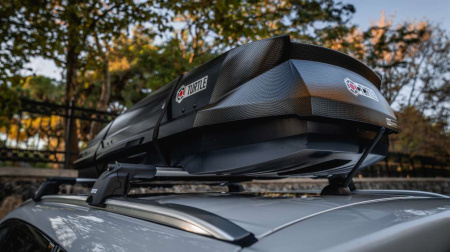 Багажник на интегрированные рейлинги Turtle Air 2 (комплект 2 шт.) модель 106 цвет серебристый от магазина ФаркопРос