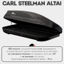 Багажный бокс на крышу Carl Steelman ALTAI 1970*700*400 черный "карбон" с односторонним открытием (об.390л) от магазина ФаркопРос