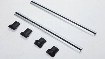 Багажник на рейлинги Turtle Diamond 106 цвет серебристый от магазина ФаркопРос