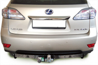 Фаркоп L103-F(N) для Lexus RX 270-450h 2009-2016 (с металлич. пластиной) (AL1), шар F, Лидер Плюс от магазина ФаркопРос