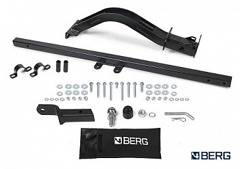 Фаркоп BERG для Lada 4x4 3d/5d 1995-2004, 2004-/ Lada Legend 2021-. Тип шара: E. Нагрузки: 900/75 кг. Вес: 13 кг. БЕЗ выреза в бампере. Артикул - (F.6017.002) от магазина ФаркопРос