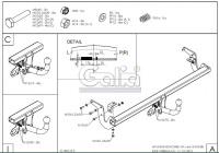 Фаркоп H088A для универсал Hyundai i30 2012-2017, Kia Ceed 2012-2018, шар А, Galia от магазина ФаркопРос