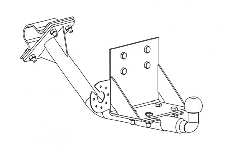 Фаркоп GAZ-05 Автос для ГАЗ 3302 (Газель бортовая), NEXT (A22R22 бортовая) от магазина ФаркопРос