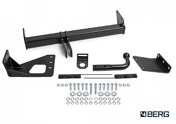 Фаркоп BERG для Nissan X-Trail 2007-2015. Тип шара: A. Нагрузки: 1500/75 кг Вес: 9,5 кг. БЕЗ выреза в бампере. Артикул - (F.4112.001) от магазина ФаркопРос