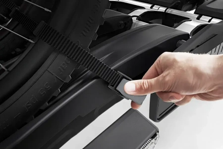 Велоплатформа на фаркоп Thule EasyFold XT 2B 13pin Black для двух велосипедов. Артикул - 933101 от магазина ФаркопРос