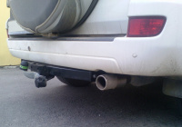 Фаркоп T113-F для TOYOTA L.C. PRADO (J120/J150) (2002 - ...) / LEXUS GX (460/470) (...- 2014) / FJ CRUISER, шар F, Лидер Плюс от магазина ФаркопРос