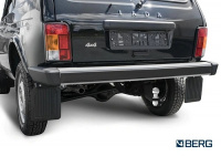 Фаркоп BERG для Lada 4x4 3d/5d 1995-2004, 2004-/ Lada Legend 2021-. Тип шара: E. Нагрузки: 900/75 кг. Вес: 13 кг. БЕЗ выреза в бампере. Артикул - (F.6017.002) от магазина ФаркопРос