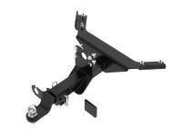 Быстросъемный Фаркоп U23.01E на UAZ PATRIOT 2014 - ... (УАЗ ПАТРИОТ). БЕЗ выреза в бампере. Масса ТСУ - 9 кг. Нагрузки: 90/750-1500*. (БЕЗ электрики) от магазина ФаркопРос