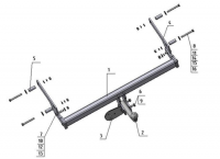 Фаркоп D-047 для Renault Logan II sedan 2013, Steinhof от магазина ФаркопРос