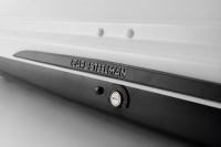 Бокс "Avangard" 2000*850*360 белый карбон с двухсторонним открытием+ еврокрепление "краб" (об.430л) от магазина ФаркопРос