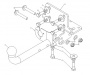 Фаркоп T23.01A для "Toyota Land Cruiser Prado (120/ 150) 2002-2009/ 2009+. FJ Cruiser 2006-+, Lexus GX (460/470) 2009-2015/ 2002-2009 Тип шара: A. (БЕЗ электрики). Масса фаркопа 7 кг. от магазина ФаркопРос