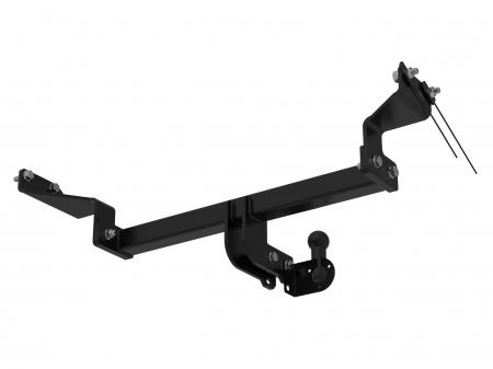 Фаркоп S23.10A на SWM G05 PRO 2022-/ СВМ Г05 ПРО 2022-. Невидимый вырез в бампере. Масса ТСУ - 10 кг. Нагрузки: 75/750-1200*. (БЕЗ электрики) от магазина ФаркопРос