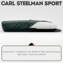 Багажный бокс на крышу Carl Steelman SPORT 2230*900*385 белый "карбон" с двухсторонним открытием + еврокрепление "краб"(об.540л) от магазина ФаркопРос