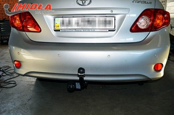 Фаркоп T.045 для Toyota Corolla sedan E150 2005-2013, E160 2013- Imiola от магазина ФаркопРос