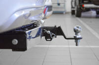 Фаркоп MPS-21-991124.00 PT Group С Хромированной Накладкой для Mitsubishi Pajero Sport с 2021- съемный квадрат от магазина ФаркопРос