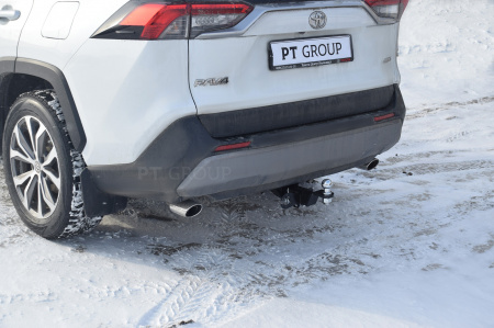 Фаркоп TRV-19-991122.00 PT Group для Toyota Rav4 с 2019 - съемный квадрат от магазина ФаркопРос