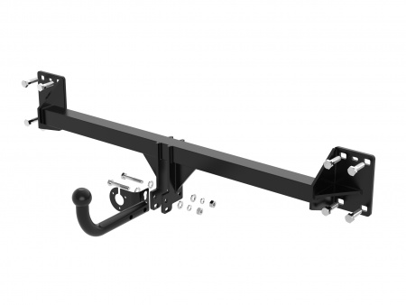 Фаркоп V23.02A на VOLKSWAGEN TOUAREG (7LA,7P5) 2002-2018 \ AUDI Q7 (4LB) 2005-2015 \ PORSCHE CAYENNE 2002-2017. Невидимый выреза в бампере. Масса ТСУ - 17 кг. Нагрузки: 75/1050-2300*. (БЕЗ электрики) от магазина ФаркопРос