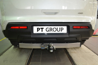 Фаркоп NPA-22-991124.00 PT Group, съемный квадрат, с НЕРЖ накладкой Nissan Pathfinder 2022- от магазина ФаркопРос