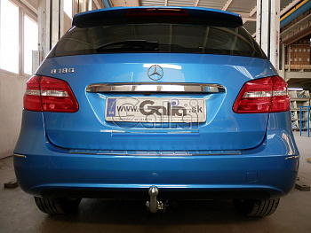 Фаркоп M128A для Mercedes A-Class w176 2012-2018, Mercedes B-Class w246 2012-2019. Розетка с поворотным механизмом (убирается за бампер)., Galia от магазина ФаркопРос