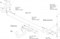 Фаркоп 6753-A для Kia Cerato sedan 2013, Oris от магазина ФаркопРос